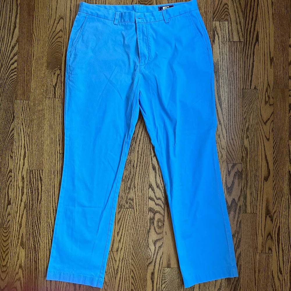 Vineyard Vines Blue Breaker Pants, Size 36x30, NWT